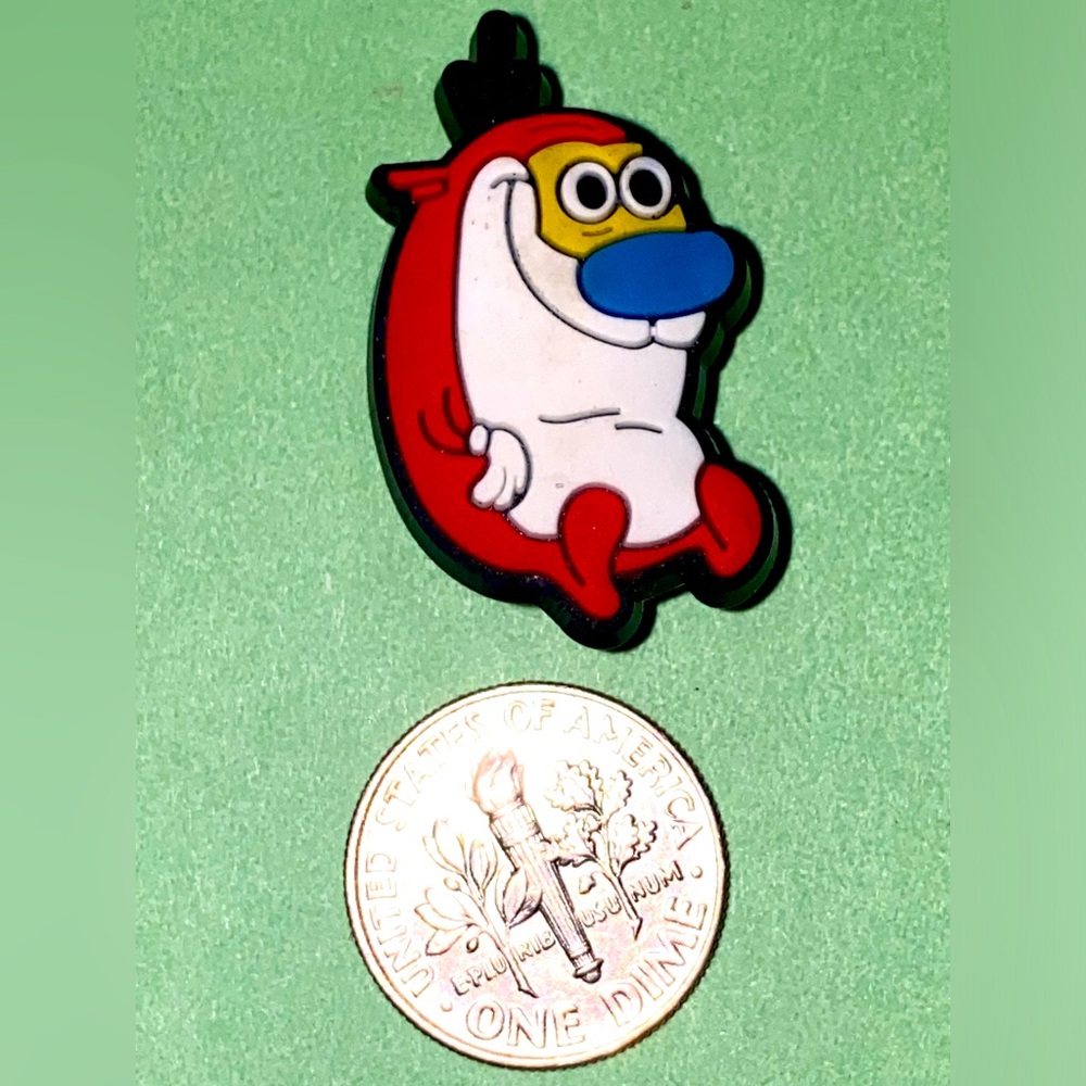 (10 for $15) Ren & Stimpy Cartoon Crocs Shoe Charms